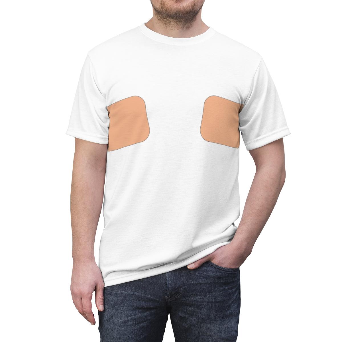 Normalize Chest Taping T-shirt | Hudtone 002 - 1 Strimmel
