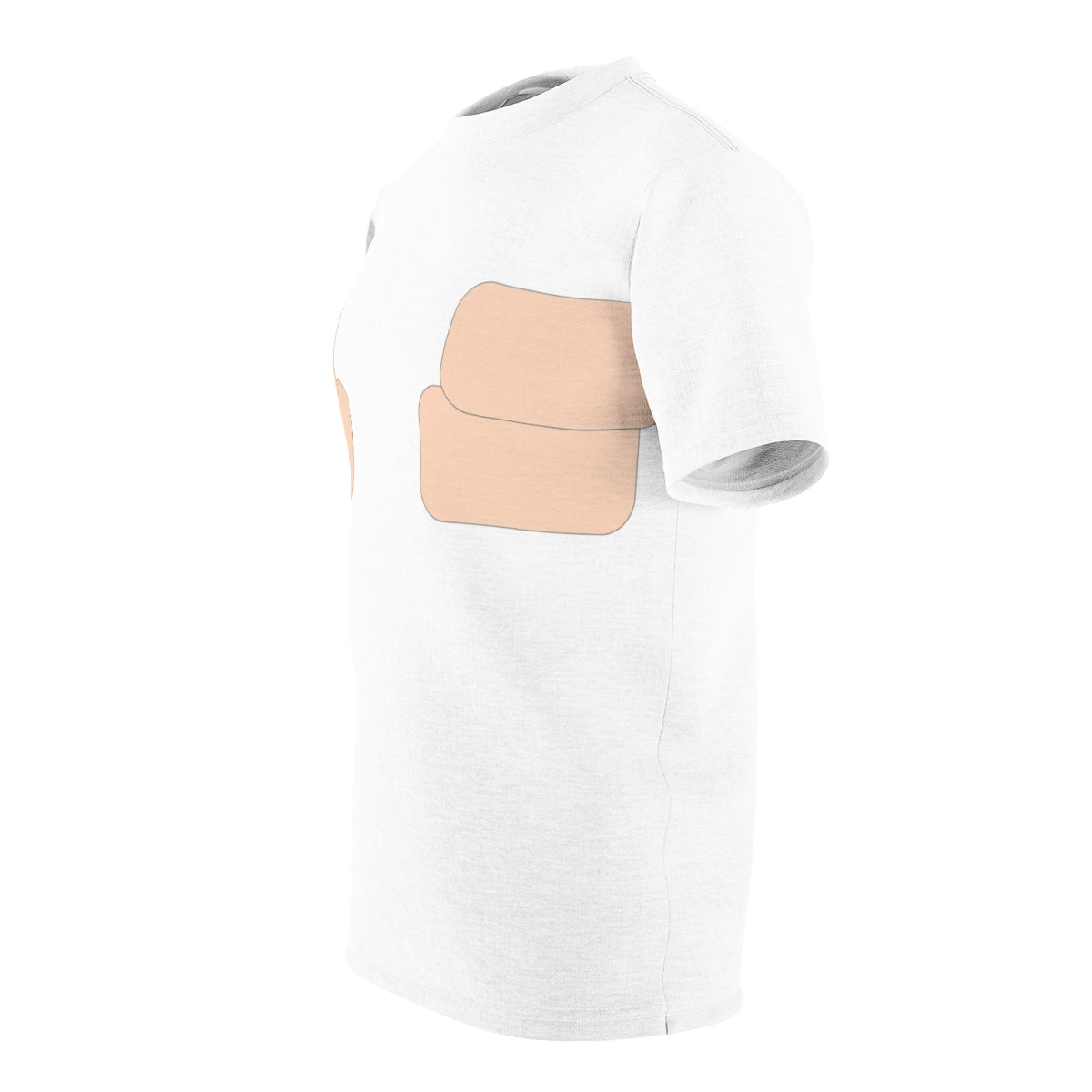 Normalisiertes Brust-Taping-T-Shirt | Hautfarbe 001 - 2 Streifen