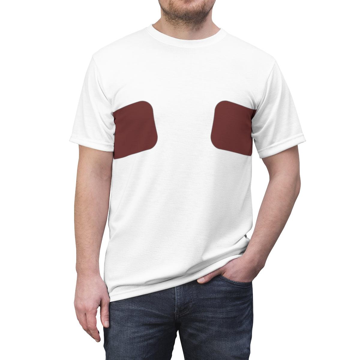 Normalize Chest Taping T-shirt | Hudtone 003 - 1 Strimmel